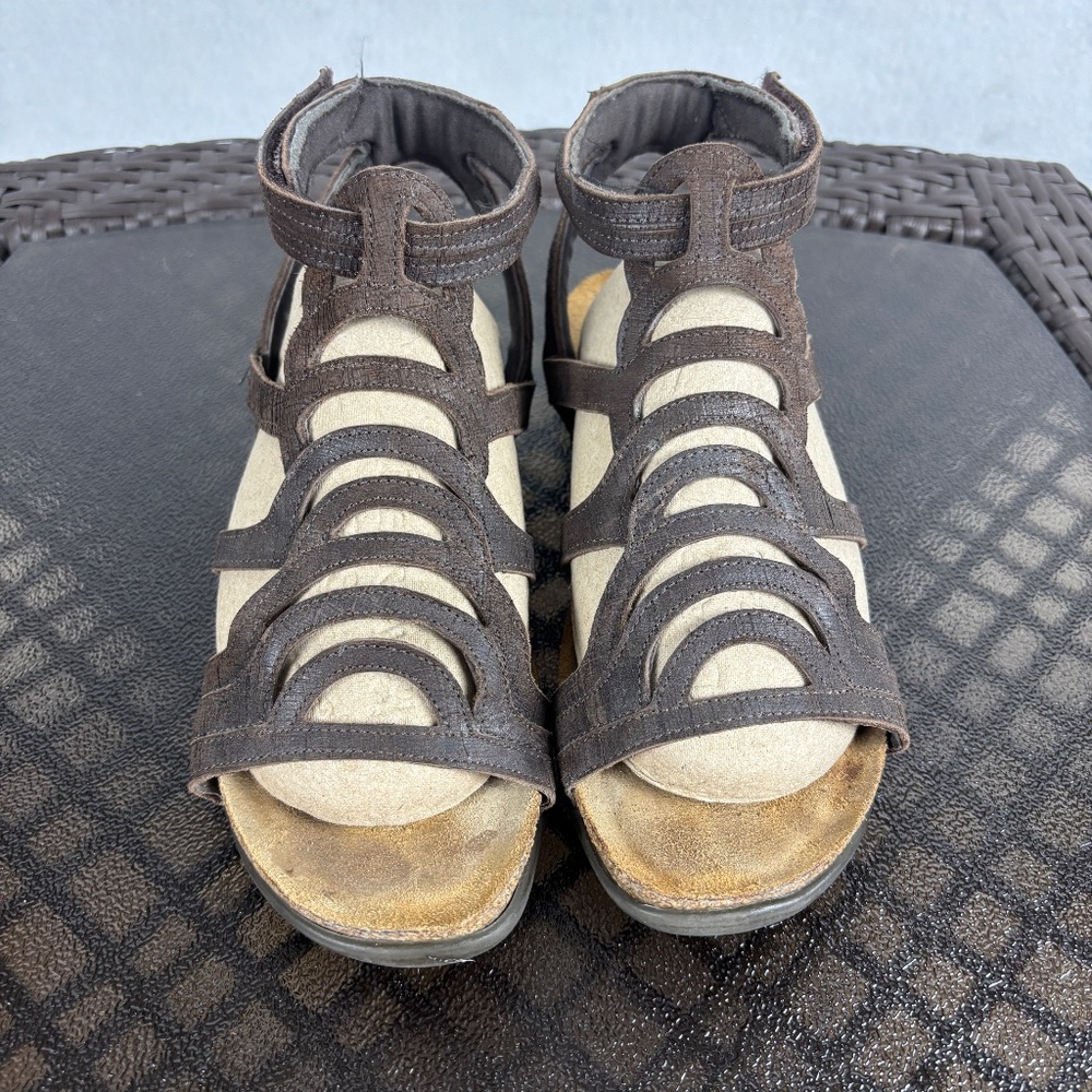 Naot Sara Gladiator Sandals Hook & Loop Size 36/US5-5.5